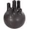 CosmoLiving by Cosmopolitan Black Round Ceramic Bud Vase Set